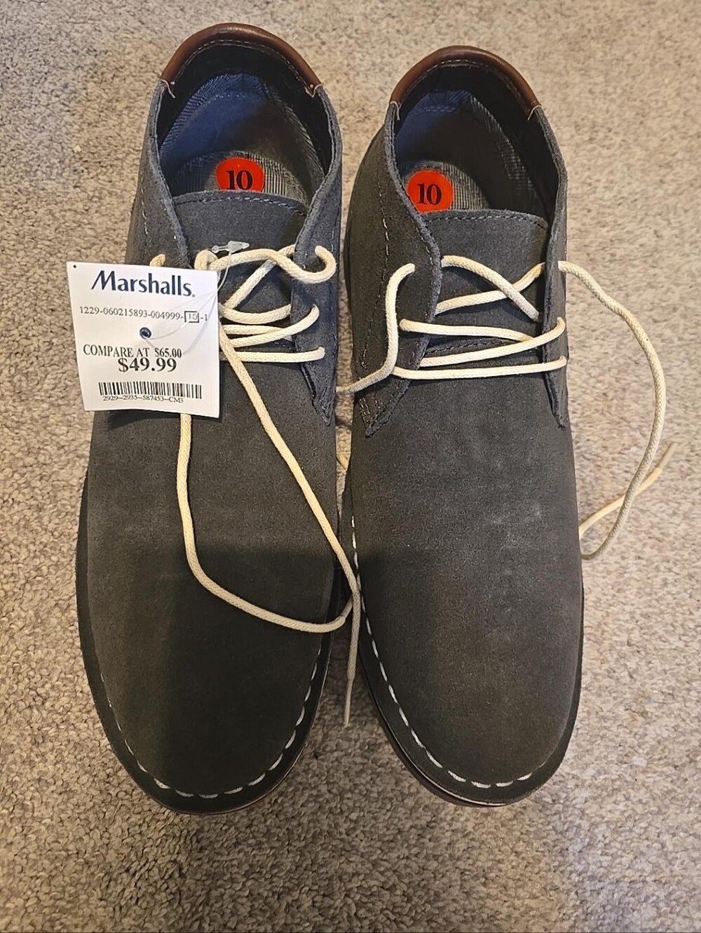 Kenneth Cole Reaction Men’s Suede Shoes Size 10 NWT